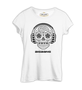 Bigbang Beyaz Kadın Tshirt