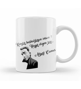 Albert Camus Kupa Bardak Porselen