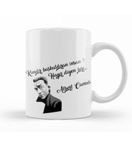 Albert Camus Kupa Bardak Porselen