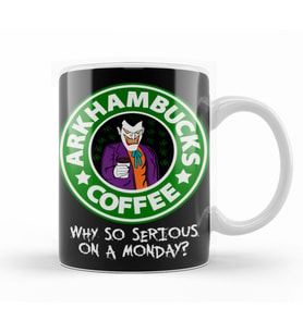 Joker Arkhambucks Kupa Bardak Porselen