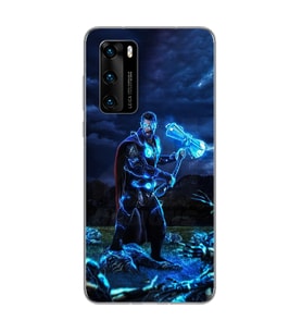 Thor Tasarım Süper Şeffaf Silikon Telefon Kılıfı Huawei P40