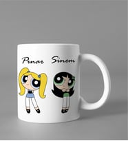 Powerpuff Girls Kupası Kişiye Özel