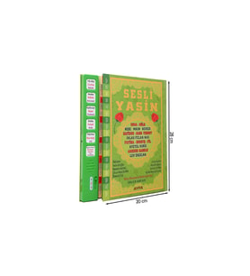 Sesli Yasini Şerif - Rahle Boy - 224 Sayfa - Yeşil Renkli - Ayfa Yayınevi