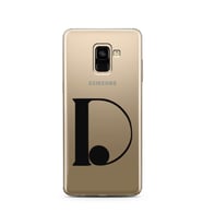 Samsung A8 Plus Harf Tasarımlı Telefon Kılıfı D-Harfi 
