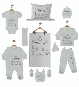 Pia Baby Gl 1928 11 Parça İsme Özel Hastane Çıkışı