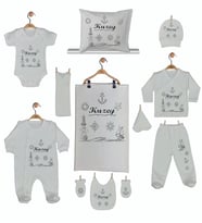 Pia Baby Gl 1928 11 Parça İsme Özel Hastane Çıkışı