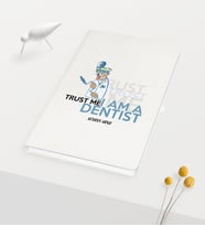 BK Gift Kişiye Özel Diş Hekimi Temalı Beyaz Defter - 3