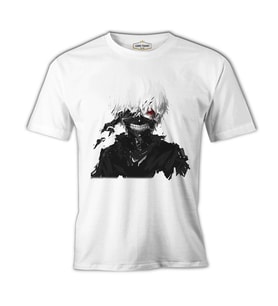 Tokyo Ghoul 3 Beyaz Erkek Tshirt