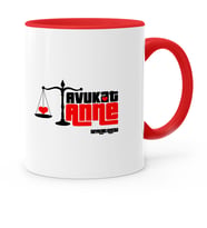 BK Gift Kişiye Özel Avukat Anne Kırmızı Kupa Bardak  1