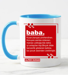 Baba Kupa Bardağı Mavi