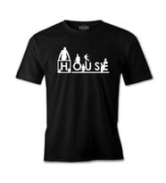 House - Thing is Siyah Erkek Tshirt