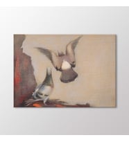 Arty Tablo Güvercinler Tablo (Karışık)