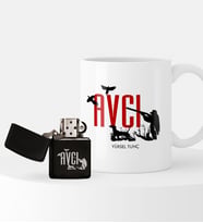 BK Gift Kişiye Özel Avcı Çakmak ve Kupa Seti
