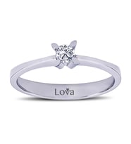 Lova 0,15 Karat Pırlanta Tektaş Yüzük - 1050045