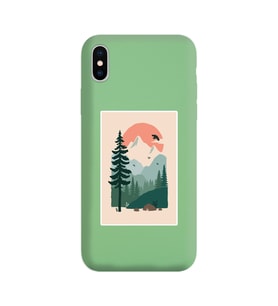 Yeşil Lansman Kılıf iPhone X