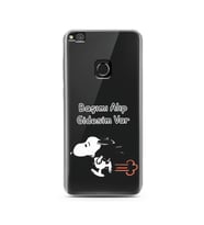 Snoopy Tasarımlı Süper Şeffaf Silikon Telefon Kılıfı Huawei P9 Lite 2017 