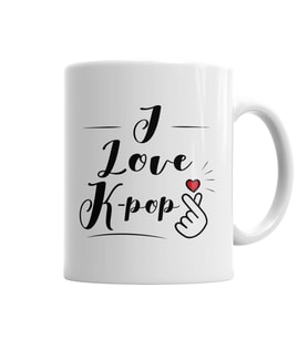 Seni Seviyorum Kpop Bts Exo I Love Kpop Kupa Bardak Porselen