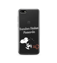 Snoopy Tasarımlı Süper Şeffaf Silikon Telefon Kılıfı Huawei Y5 2018