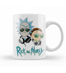 Rick And Morty Dj Kupa Bardak Porselen