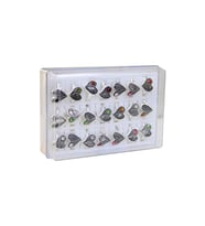 Kalp Taşlı Yüzük 42'li-6125 (Çok Renkli)