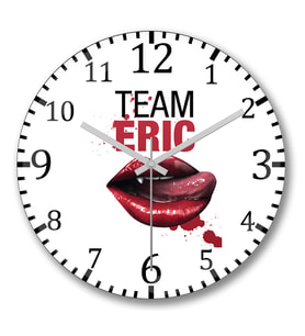 True Blood Team Eric Duvar Saati Bombeli Gercek Cam