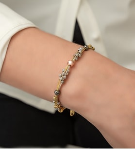 Papatya Silver Dorica Toplu Renkli Fantezi 925 Ayar Gümüş Bileklik