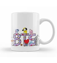 Bts  BT21 Karakterleri Kupa Bardak Porselen