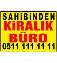 MIGNATIS - Sahibinden Kiralık Büro Branda Afişi