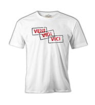Veni Vidi Vici Beyaz Erkek Tshirt