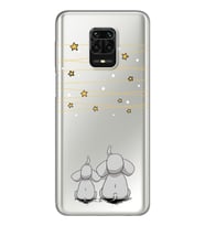 Filler Tasarımlı Süper Şeffaf Silikon Telefon Kılıfı Xiomai Redmi Note 9 Pro - N