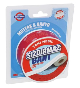 3M Su Sızdırmaz Bant Mutfak Lavabo Pencere Tezgah Sızdırmazlık Bandı 38mmX3,35 MT-1Adet