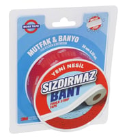 3M Su Sızdırmaz Bant Mutfak Lavabo Pencere Tezgah Sızdırmazlık Bandı 38mmX3,35 MT-1Adet