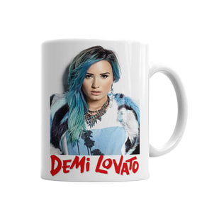 Demi Lovato Kupa  Bardak Porselen