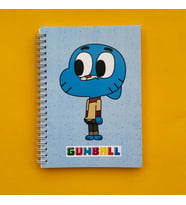 Gumball Baskılı Spiralli A5 96 Yaprak Çizgisiz Tasarım Defter PYTKDT097