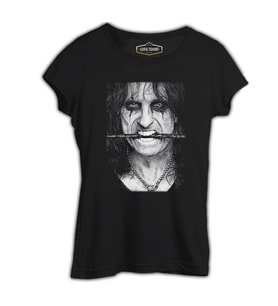 Alice Cooper Siyah Kadın Tshirt