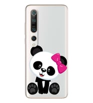 Panda Tasarımlı Süper Şeffaf Silikon Telefon Kılıfı Xiomai Mi10-pro