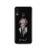 Einstein Tasarım Süper Şeffaf Silikon Telefon Kılıfı Samsung A30