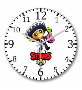 Brawl Stars Serenadçı  Poco Duvar Saati Bombeli Gercek Cam