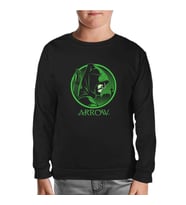 Arrow III Siyah Çocuk Sweatshirt