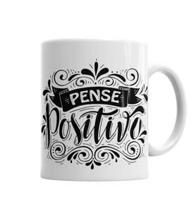 Pense Positivo Kupa Bardak Porselen