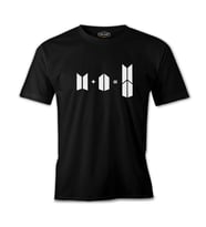 BTS -  Bts + Army Siyah Erkek Tshirt