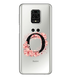 ÇiçekliHarfTasarımSüperŞeffafSilikonTelefonKılıfıXiomaiRedmiNote9Pro-Note9sÖ-Har