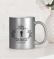 BK Gift Kişiye Özel Yılın En İyi Damadı Gümüş Yaldızlı Kupa Bardak