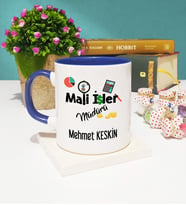 Mali İşler Müdürü Kupa Bardak Lacivert