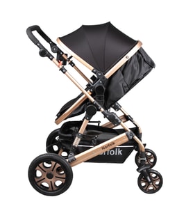 Norfolk Baby Voyage Comfort Air Luxury Çift Yönlü Bebek Arabası - Ayak Örtüsü Hediye (Siyah)