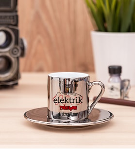 Elektrik Teknisyeni Silver Türk Kahvesi Fincanı