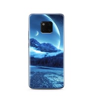 Kış Tasarımlı Süper Şeffaf Silikon Telefon Kılıfı Huawei Mate 20 Pro