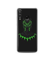 Black Panter Tasarım Süper Şeffaf Silikon Telefon Kılıfı Huawei P30 Lite