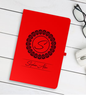 BK Gift Kişiye Özel İsimli Kırmızı Defter - 2
