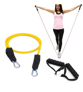 Avessa Latex-10 Direnç Lastiği ve El Aparat Seti (Sarı)